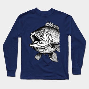 Big Mouth Bass Long Sleeve T-Shirt